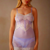 Women's Intimissimi Pretty Flowers Babydoll - Lavender/White