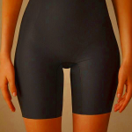 Women's Intimissimi Raw-Cut Microfiber Shorts Black