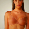 Beige Intimissimi Francesca Ultralight Microfiber Balconette Bra