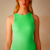 Women's Intimissimi Ribbed Supima Cotton Clothing in Mint