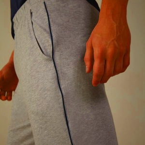 Light Grey Intimissimi Jersey Shorts for Men - Soft Pajama Pants