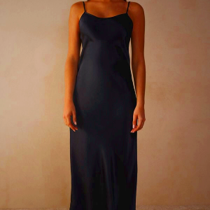 Women's Intimissimi Black Silk Midi Slip - Sizes XXS to XXL