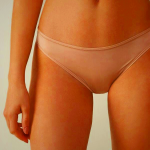 Beige Intimissimi Brazilian Panties in Ultralight Microfiber for Women