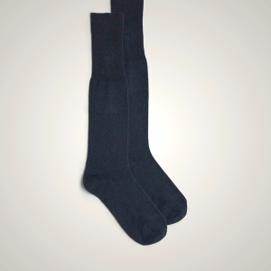 Dark Grey Intimissimi Warm Cotton Men's Socks - Tall Fit