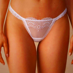 Women's Intimissimi Timeless Simplicity String Thong - White