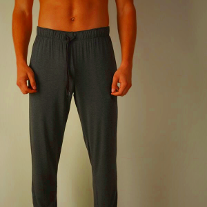 Dark Grey Intimissimi Silk Modal Men's Pajama Pants