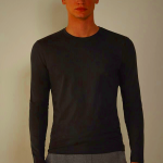 Black Intimissimi Stretch Supima Cotton Men's Top