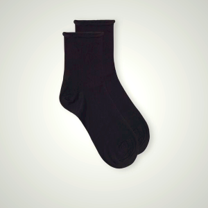 Men's Intimissimi No-Show Socks in Stretch Supima Cotton - Black