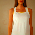 Women's Intimissimi Yellow Submarine Tank Top in Supima Cotton
