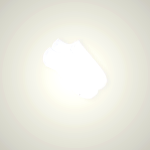 White Men's Intimissimi No-Show Socks in Soft Terrycloth