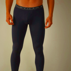 Blue Intimissimi Modal-Cashmere Leggings for Men | Soft Knitwear