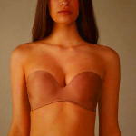 Beige Intimissimi Daila Ultralight Microfiber Bandeau Bra
