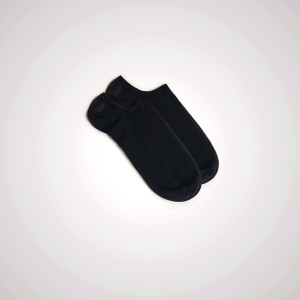 Intimissimi Black Cotton Footsies for Men - Size Options Available