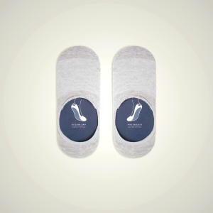 Grey Intimissimi Terrycloth Shoe Liners for Men - Size Options