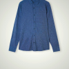 Men's Intimissimi Linen Cotton Shirt Blue | Knitwear
