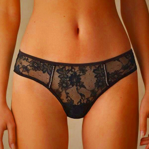 Intimissimi Shine High Like Stars Brazilian Panties Black