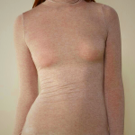 Beige Intimissimi Modal Cashmere High-Neck Top for Women