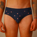 Men's Intimissimi Piggy Bank Stretch Supima Cotton Underwear Blue