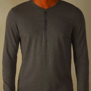 Deep Grey Intimissimi Supima Interlock Top for Men