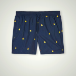 Blue Mens Intimissimi Embroidered Duck Swimwear