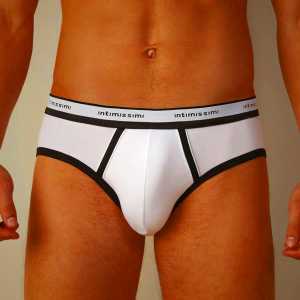 Intimissimi Men's Stretch Supima® Cotton Underwear with Logo Detail