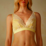 Intimissimi Yellow/White Pretty Flowers Lara Triangle Bra