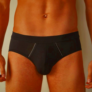 Black/Deep Grey Intimissimi Men's Supima Cotton Underwear