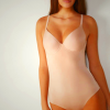 Beige Women's Intimissimi Francesca Body in Ultralight Microfiber