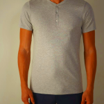 Men's Intimissimi Light Grey Short-Sleeve Supima Cotton Top