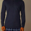 Blue Intimissimi Supima Interlock Top for Men