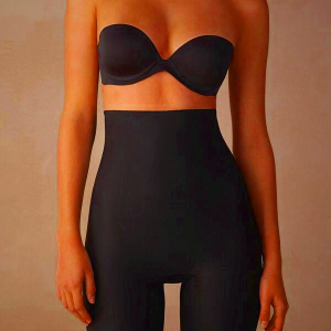 Women's Intimissimi Shaping Shorts Seamless Microfiber Black