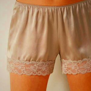 Beige Intimissimi Silk Shorts for Women - Soft & Comfortable Loungewear