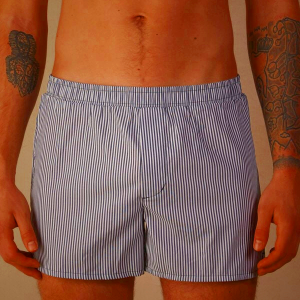 Men's Intimissimi White/Blue Print Underwear - Size XXS to XXL