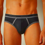 Black/Deep Grey Intimissimi Stretch Supima® Cotton Men's Underwear