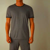 Deep Grey Intimissimi Cropped Supima® Cotton Men's Pajamas