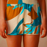 Women's Intimissimi Summer Vibes Viscose Satin Shorts - Multicolor