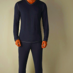 Intimissimi Micromodal Men's Blue Pajamas - Soft & Comfortable Sleepwear