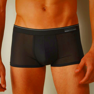 Men's Intimissimi Super Fresh Micro-mesh Underwear Black