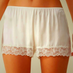Women's Intimissimi Silk Shorts White - Luxurious Pajama Clothing
