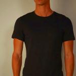 Black Intimissimi Men's Supima Cotton Short Sleeve T-Shirt