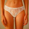 Women's Intimissimi Shine High Like Stars Brazilian White Panties