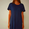 Women's Intimissimi Ultrafresh Supima Cotton Nightdress Blue