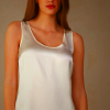 Women's Intimissimi Silk Modal Clothing White | Soft Knitwear