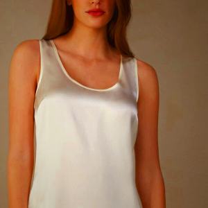 Women's Intimissimi Silk Modal Clothing White | Soft Knitwear
